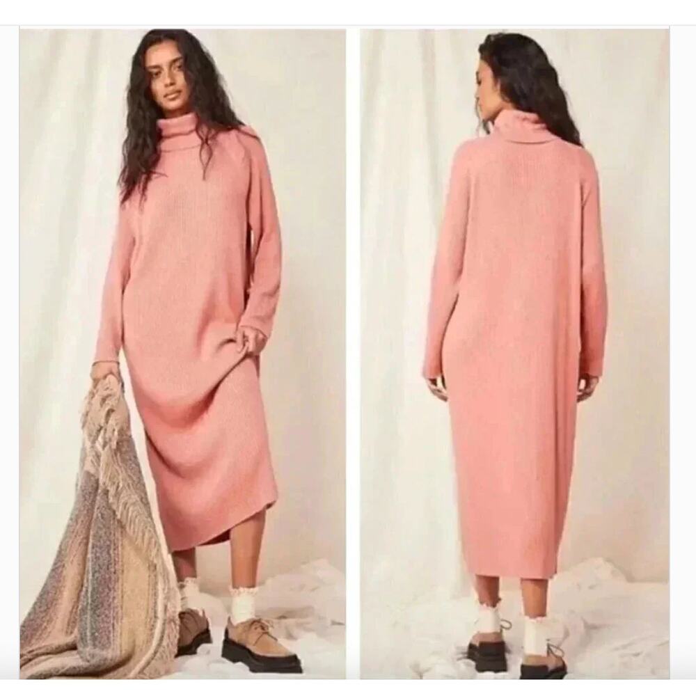 Free People Beach Catalina Sweater Midi Dress Size Medium - Picture 3 of 11